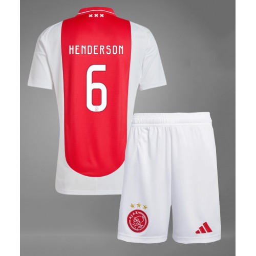 Dres Ajax Jordan Henderson #6 Domaci za djecu 2024-25 Kratak Rukav (+ kratke hlače)